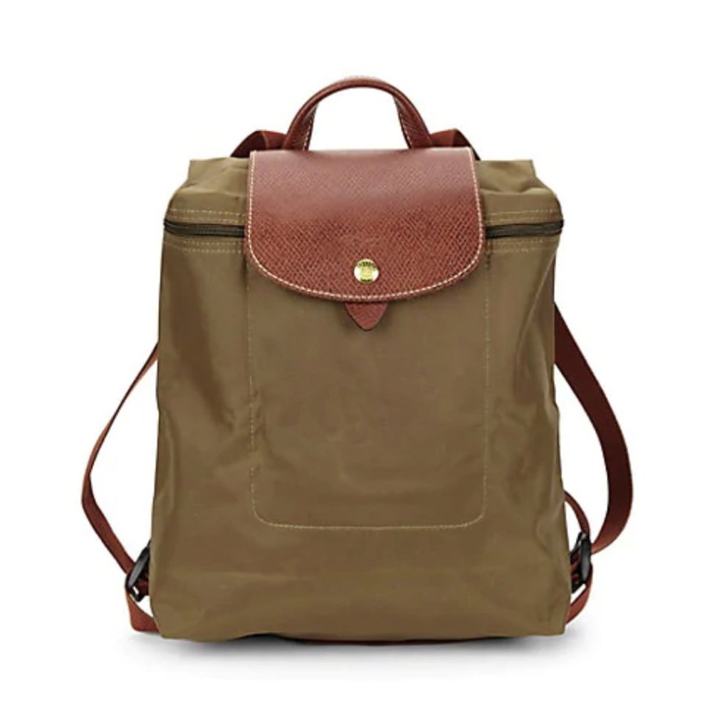 Longchamp Le Pliage Backpack (Green)